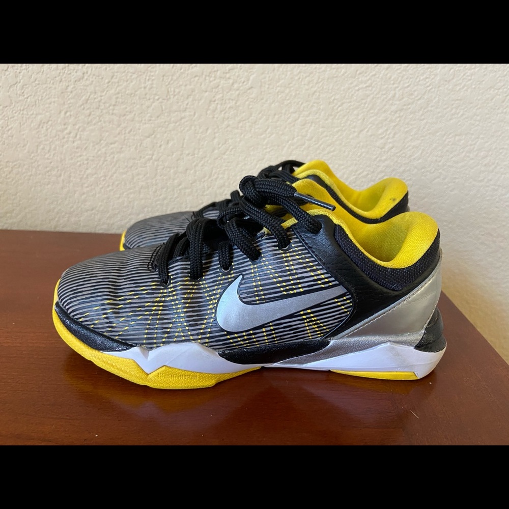 Kobe VII size 12c Black and Yellow pre school